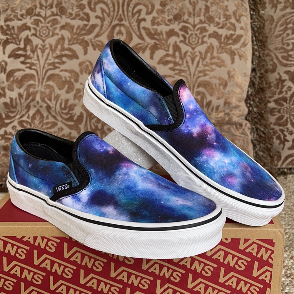 Vans Classic Slip-On Galaxy Black/True White WMNS - Picture 9 of 16